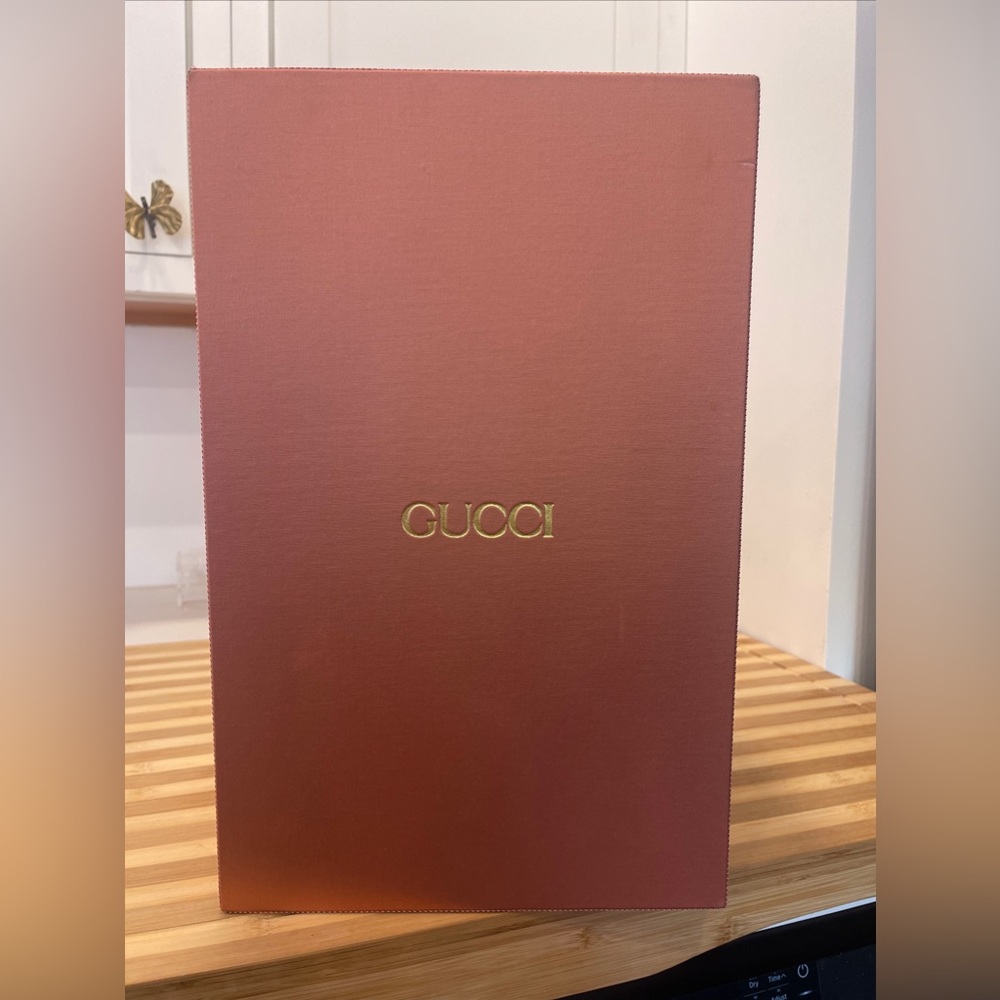 Authentic Gucci Display Box - Pink Satin Fabric - Rare